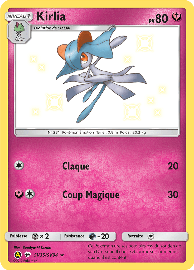 Kirlia - Destinées Occultes - SV35 - Chromatique rare