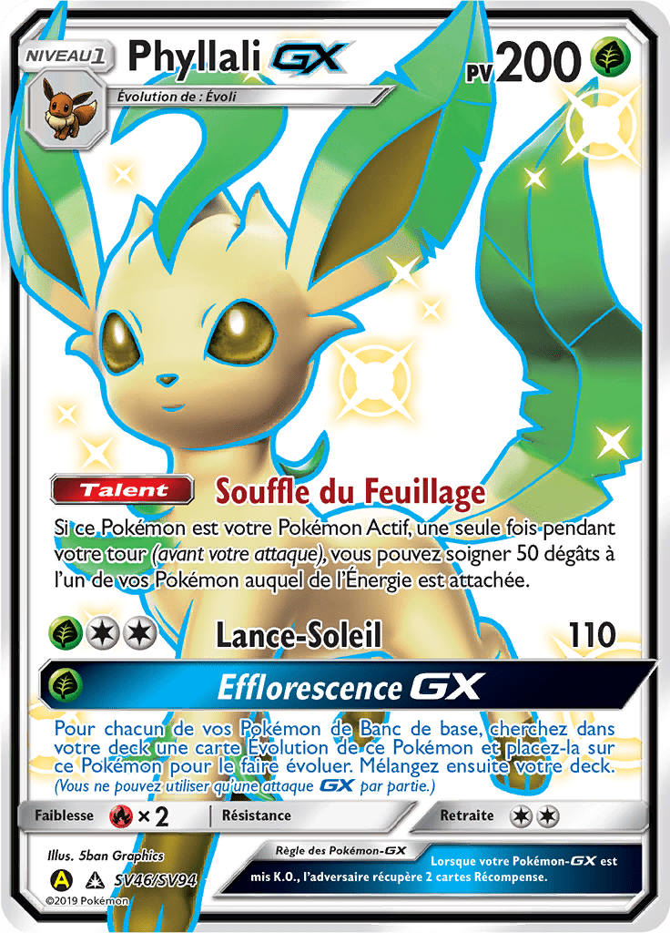 Phyllali - Destinées Occultes - SV46 - Chromatique rare GX