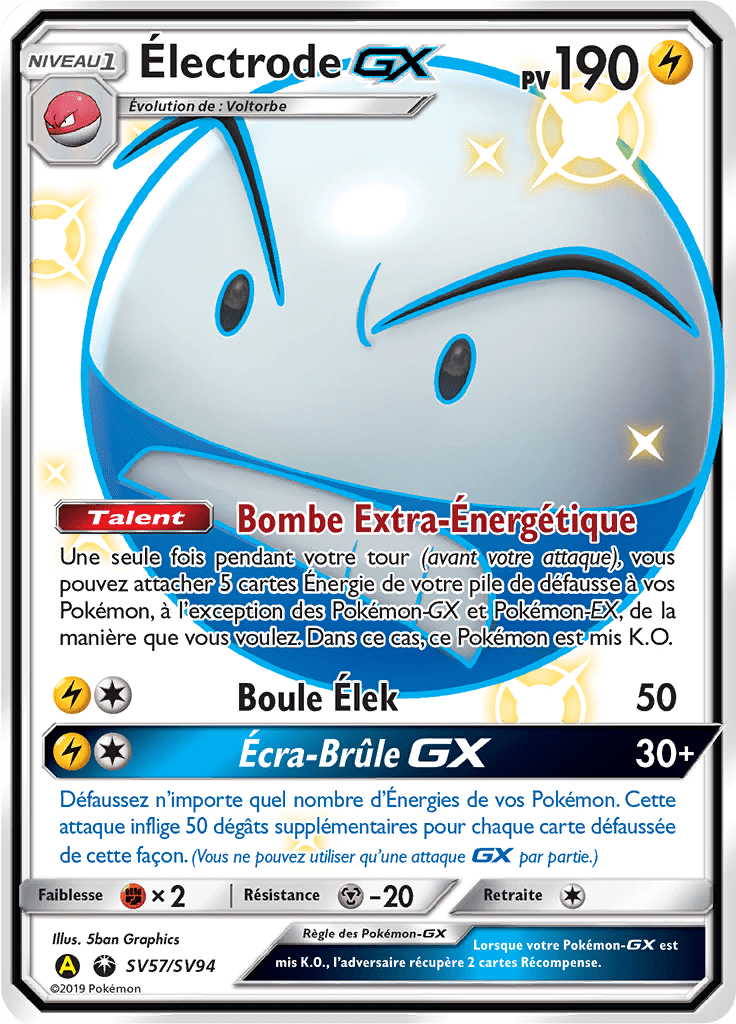 Électrode - Destinées Occultes - SV57 - Chromatique rare GX