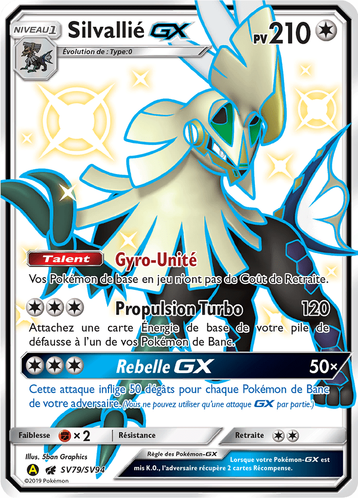 Silvallié - Destinées Occultes - SV79 - Chromatique rare GX