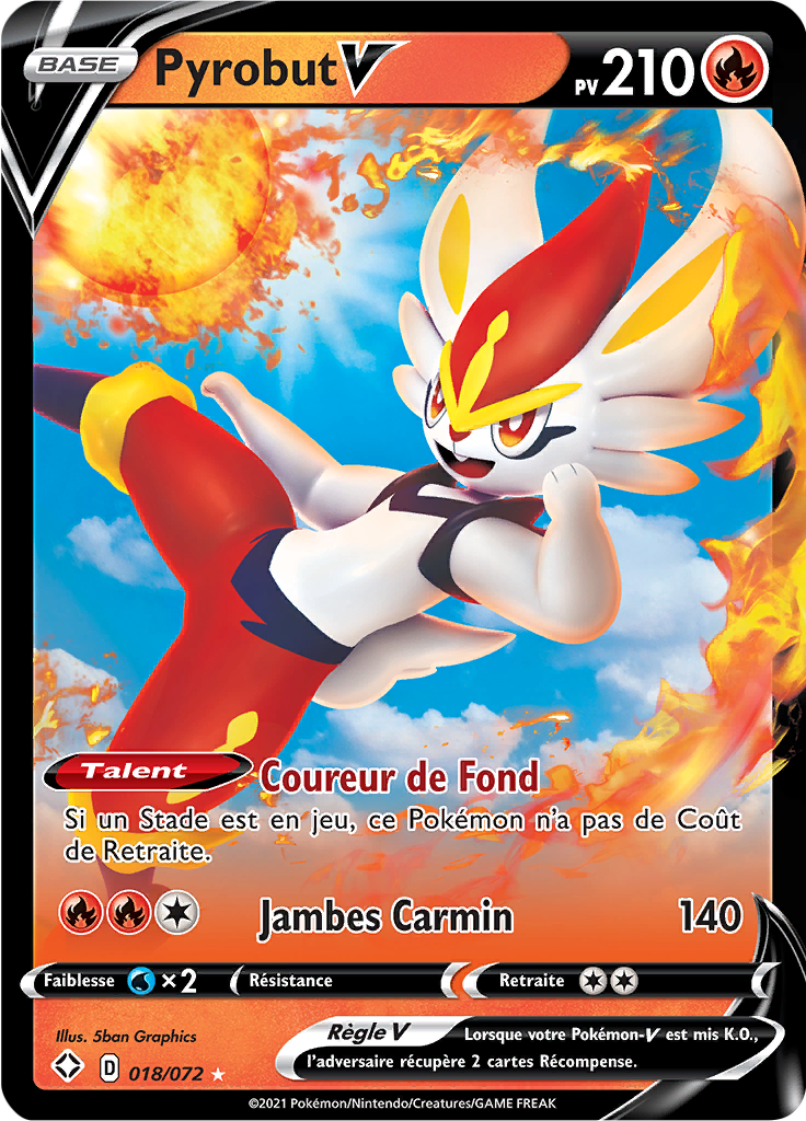 Pyrobut V - Destinées Radieuses - 018 - Holographique rare V