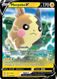 Morpeko V - Destinées Radieuses - 037 - Holographique rare V