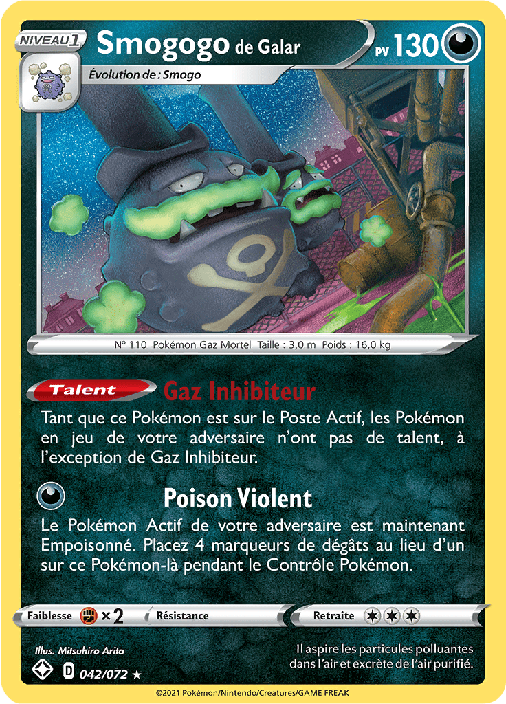 Smogogo de Galar - Destinées Radieuses - 042 - Holographique rare