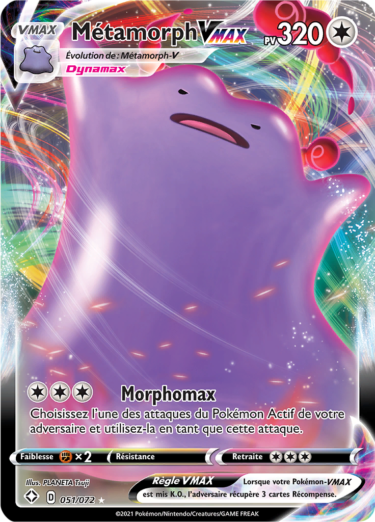 Métamorph V - Destinées Radieuses - 051 - Holographique rare VMAX