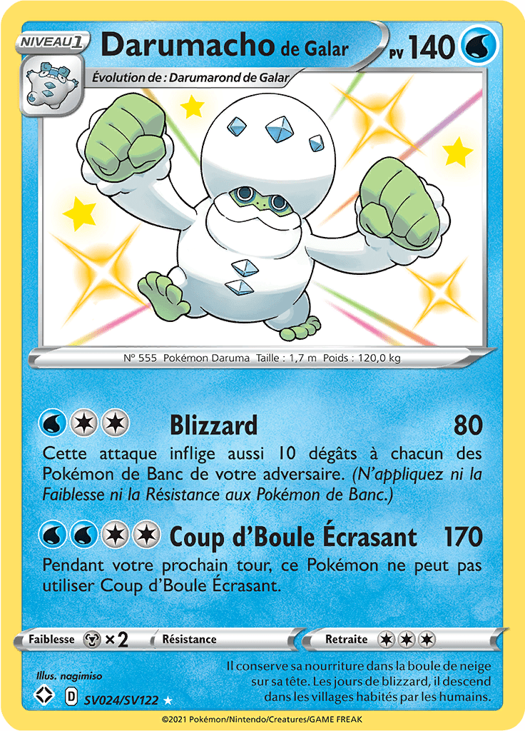 Darumacho de Galar - Destinées Radieuses - SV024 - Chromatique rare