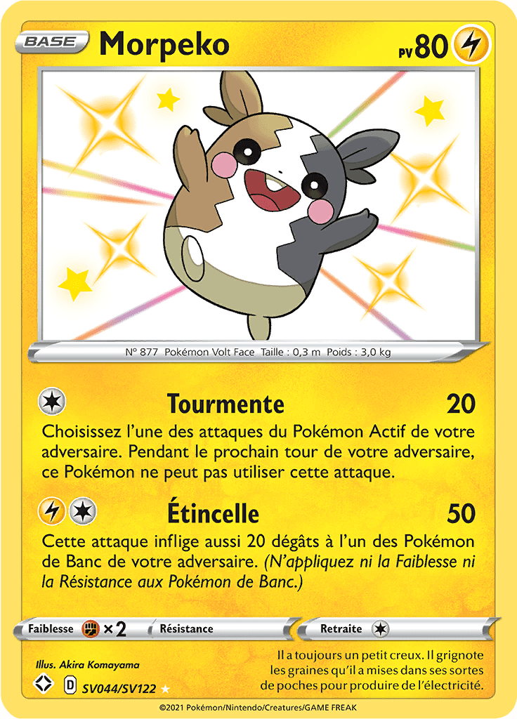 Morpeko - Destinées Radieuses - SV044 - Chromatique rare