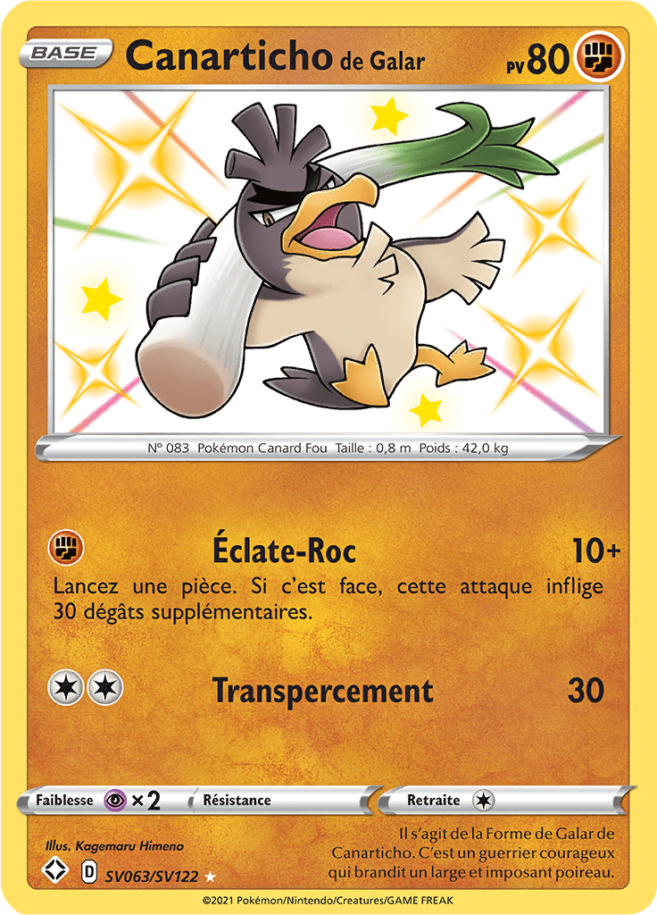 Canarticho de Galar - Destinées Radieuses - SV063 - Chromatique rare