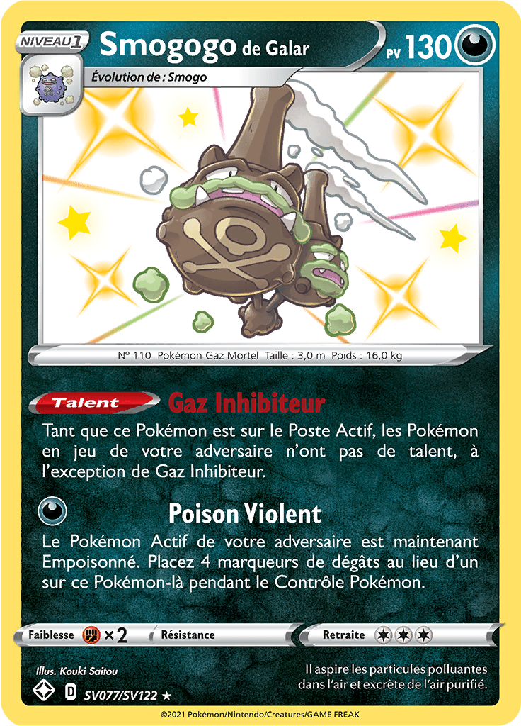 Smogogo de Galar - Destinées Radieuses - SV077 - Chromatique rare