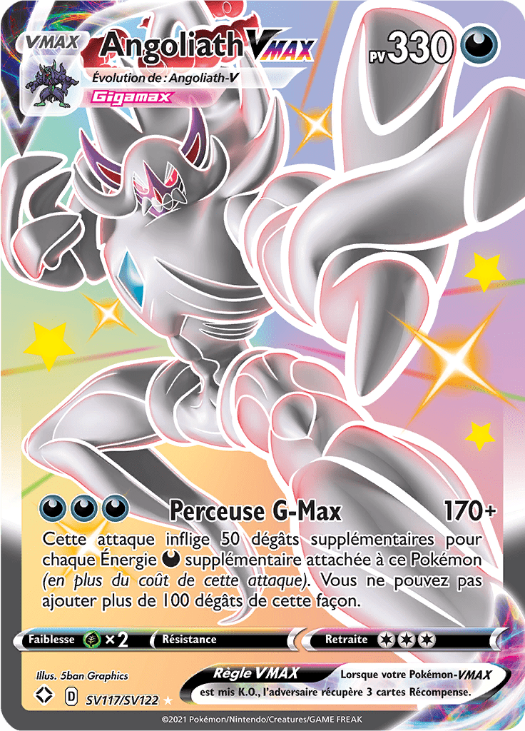 Angoliath - Destinées Radieuses - SV117 - Chromatique rare VMAX