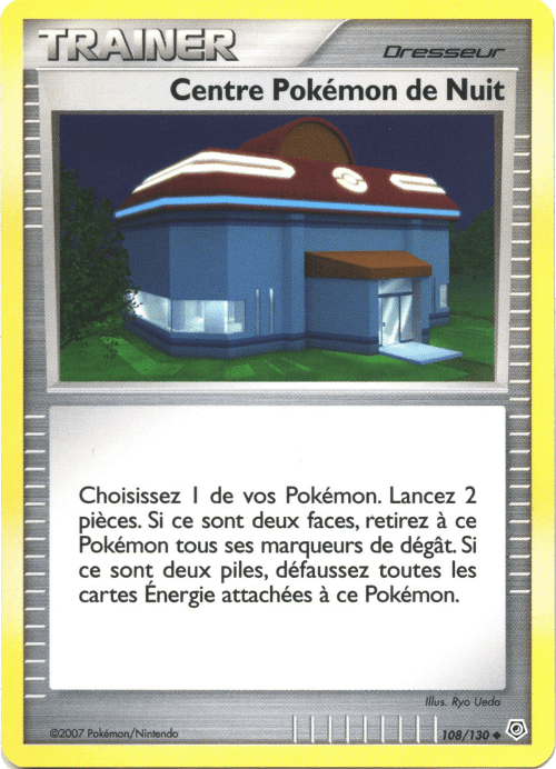Centre Pokémon de Nuit - Diamant & Perle - 108 - Peu commune