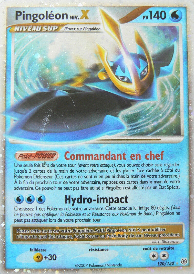 Pingoléon NIV.X - Diamant & Perle - 120 - Holographique rare NIV.X