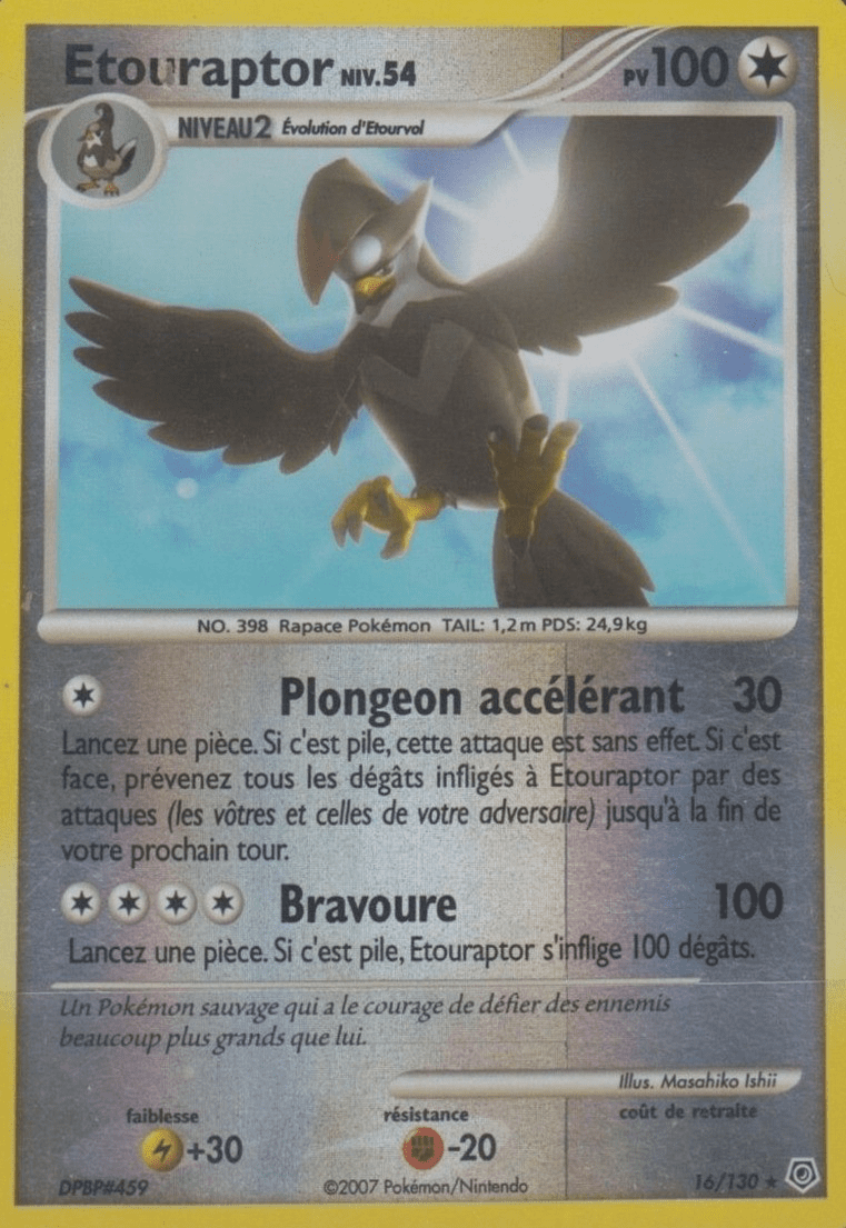 Etouraptor - Diamant & Perle - 016 - Holographique rare