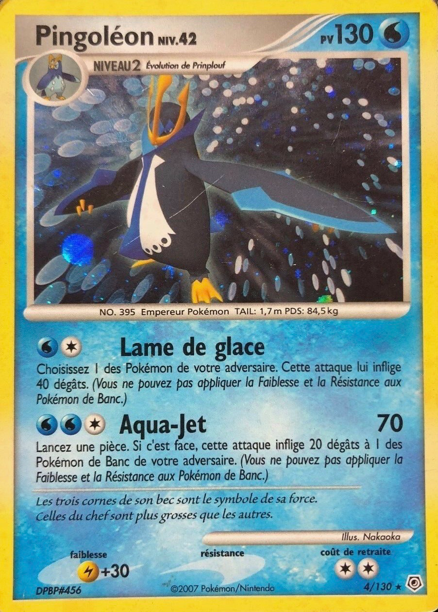 Pingoléon - Diamant & Perle - 004 - Holographique rare