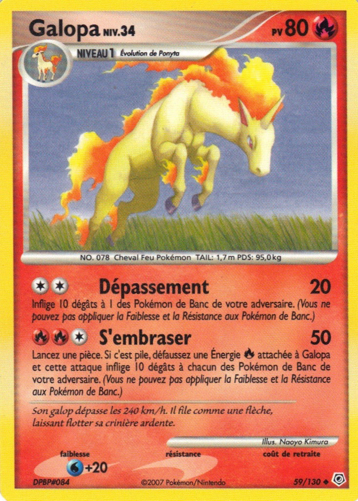 Galopa - Diamant & Perle - 059 - Peu commune