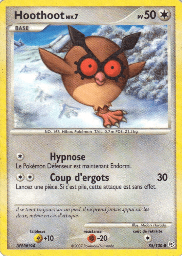 Hoothoot - Diamant & Perle - 085 - Commune