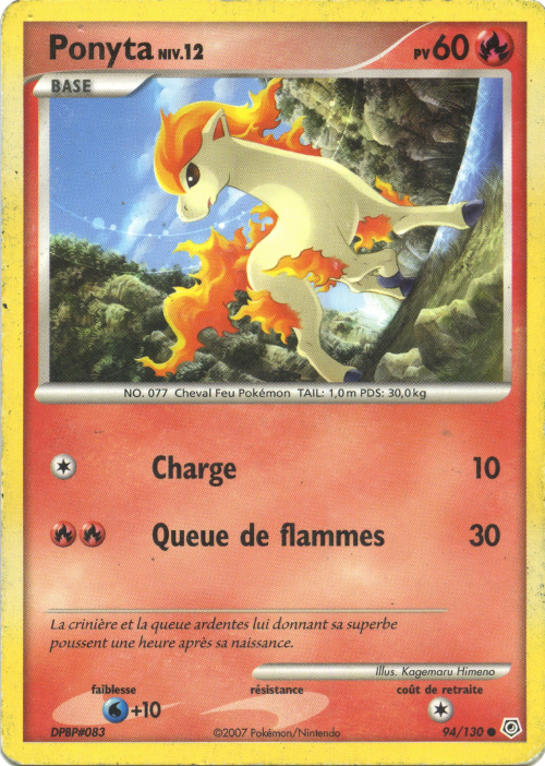 Ponyta - Diamant & Perle - 094 - Commune