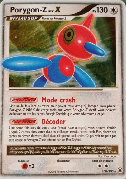 Porygon-Z NIV.X - DP Aube Majestueuse - 100 - Holographique rare NIV.X
