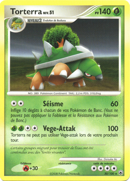 Torterra - DP Aube Majestueuse - 030 - Rare