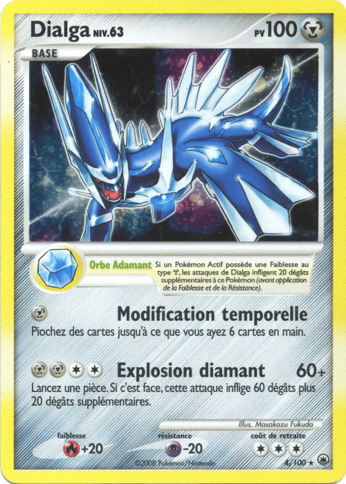 Dialga - DP Aube Majestueuse - 004 - Holographique rare