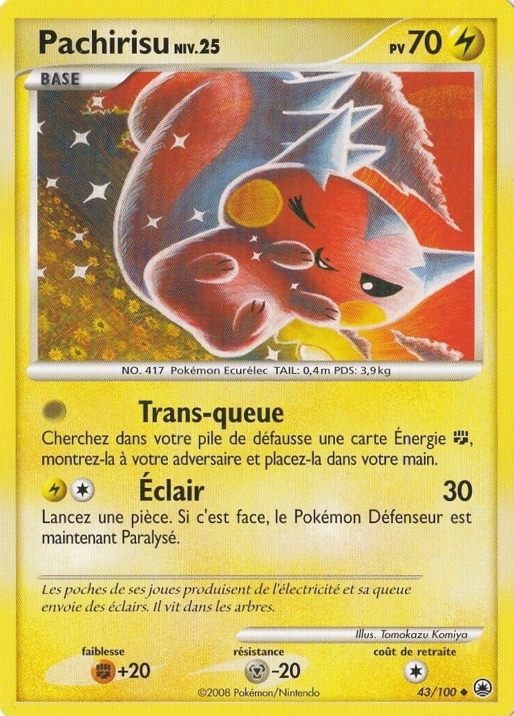 Pachirisu - DP Aube Majestueuse - 043 - Peu commune