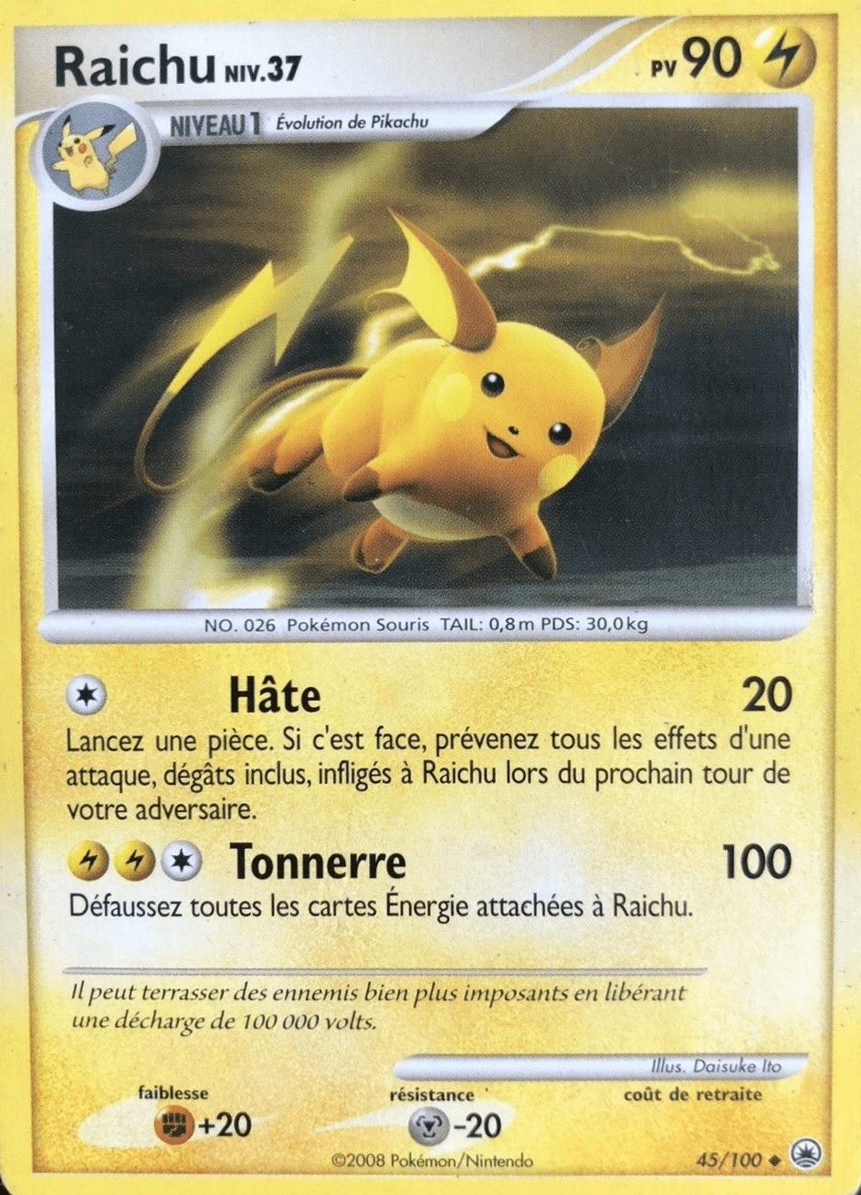 Raichu - DP Aube Majestueuse - 045 - Peu commune