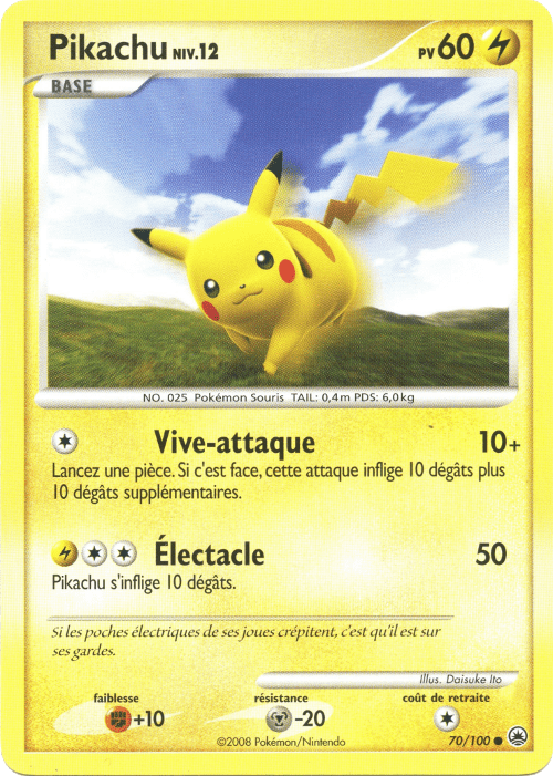 Pikachu - DP Aube Majestueuse - 070 - Commune