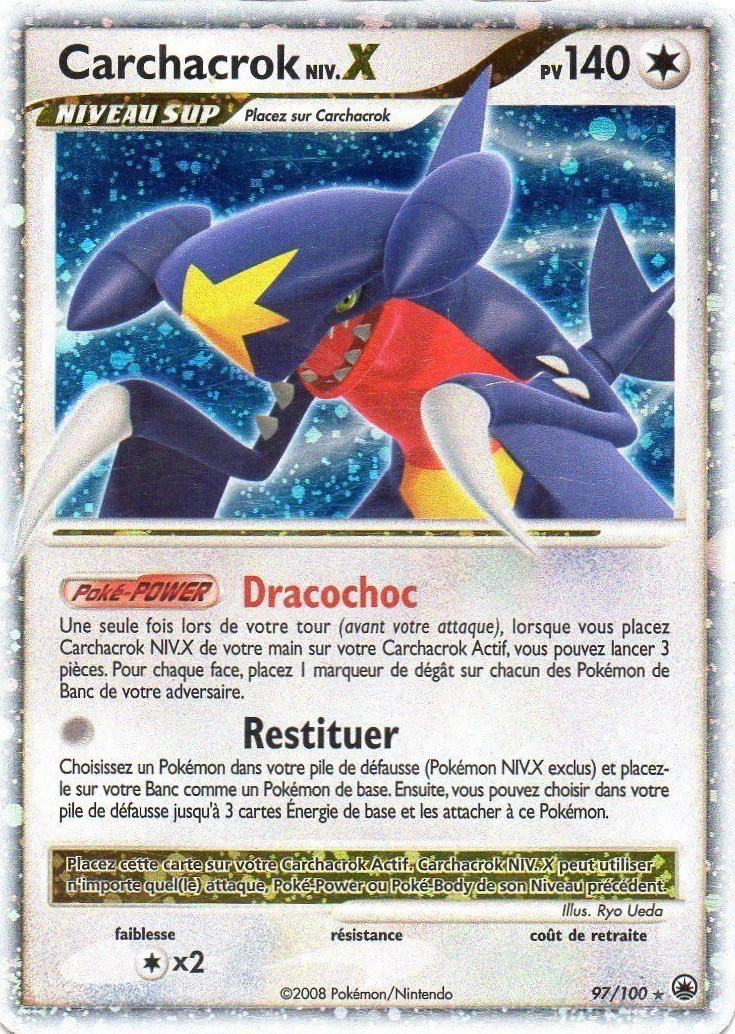 Carchacrok NIV.X - DP Aube Majestueuse - 097 - Holographique rare NIV.X