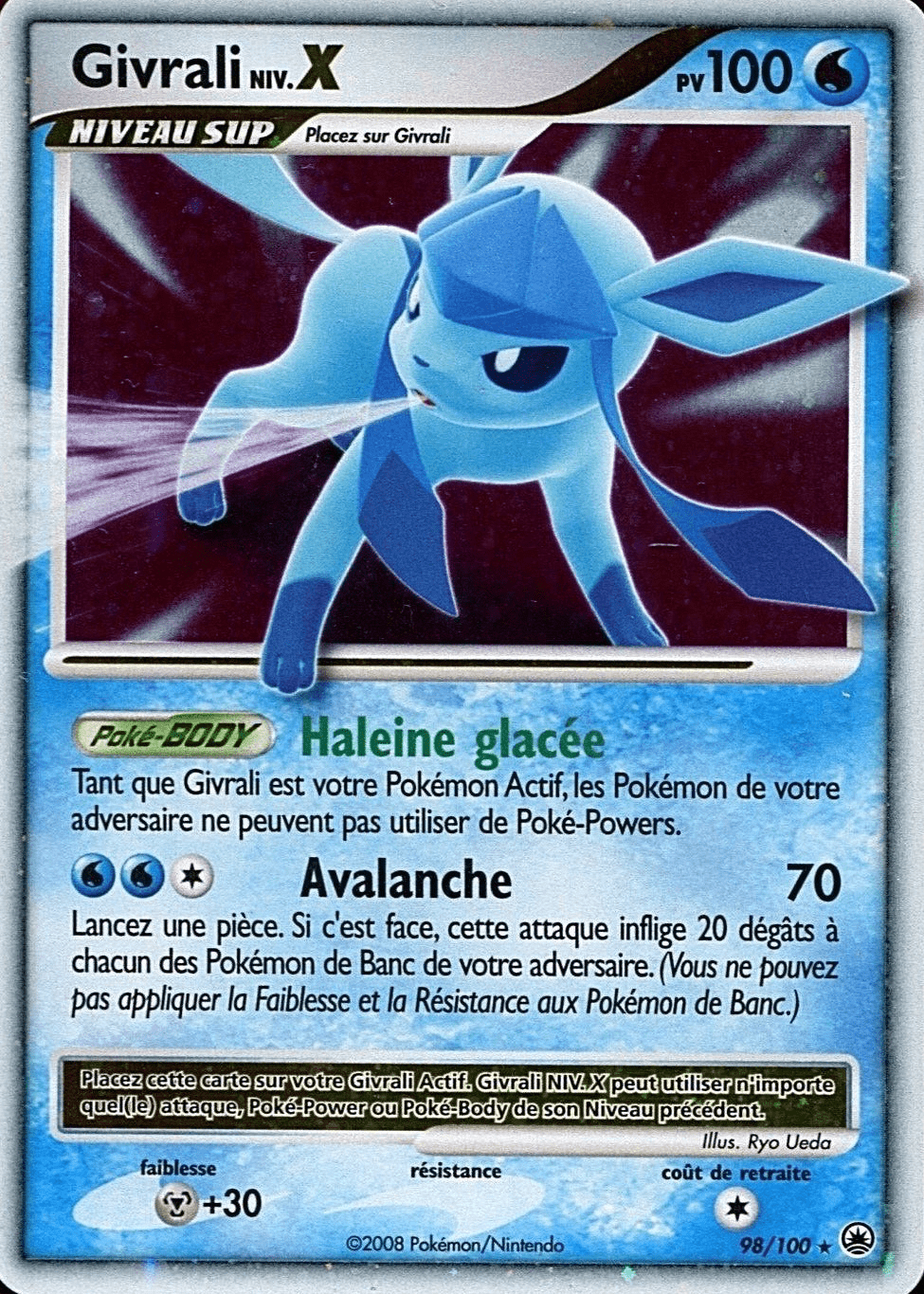 Givrali NIV.X - DP Aube Majestueuse - 098 - Holographique rare NIV.X
