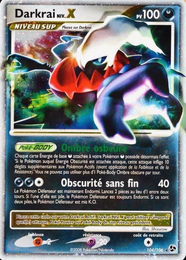 Darkrai NIV.X - DP Duels au sommet - 104 - Holographique rare NIV.X