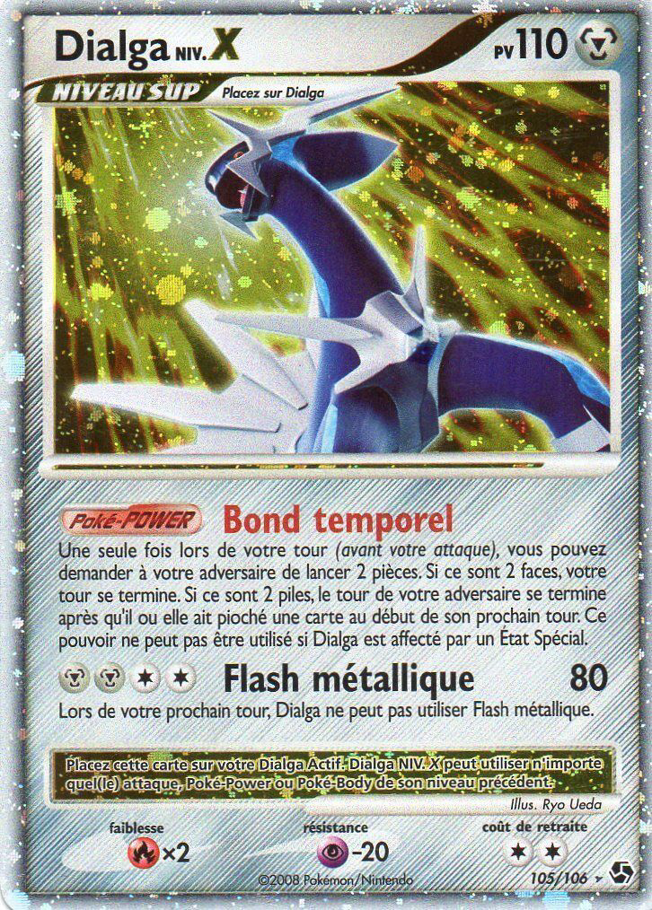 Dialga NIV.X - DP Duels au sommet - 105 - Holographique rare NIV.X