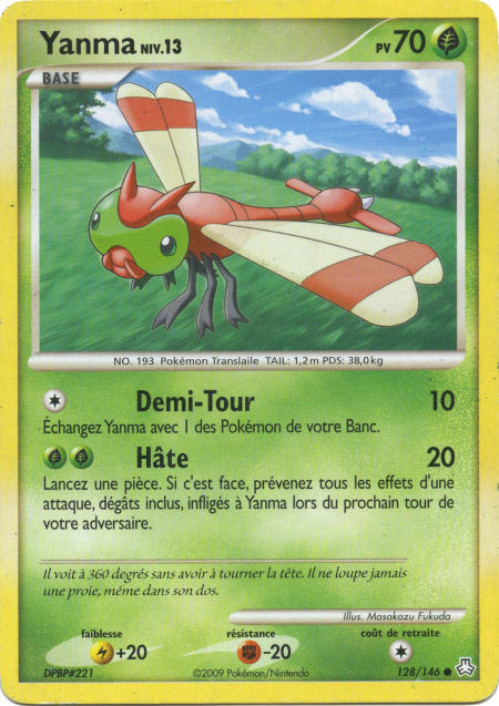 Yanma - DP Éveil des Légendes - 128 - Commune