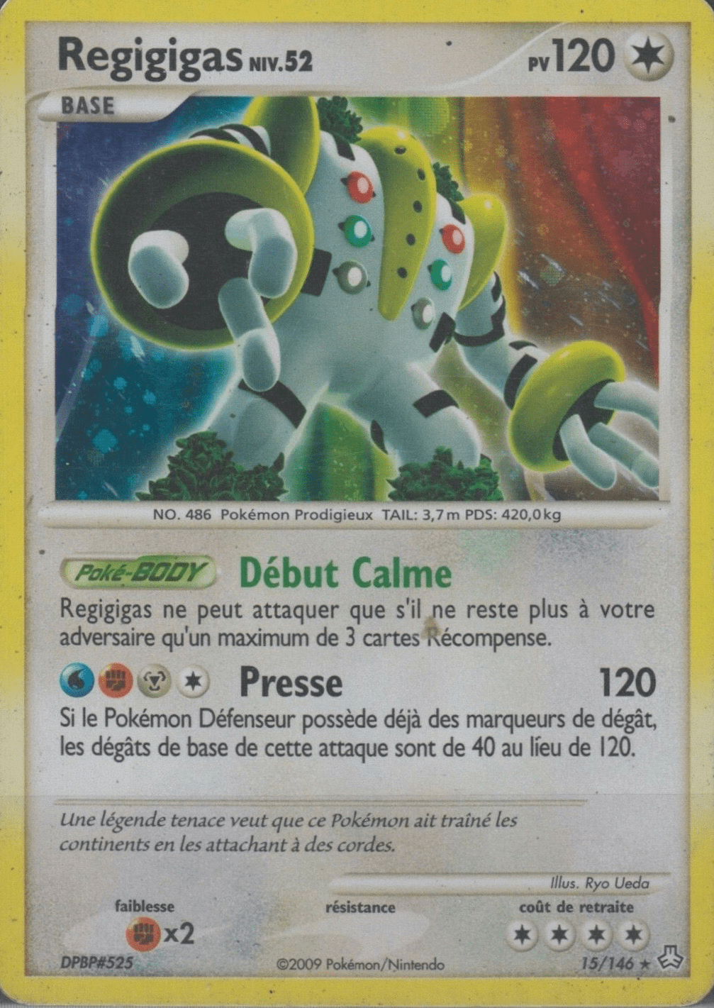 Regigigas - DP Éveil des Légendes - 015 - Holographique rare