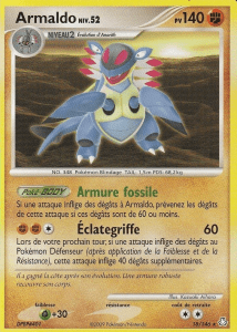 Armaldo - DP Éveil des Légendes - 018 - Rare