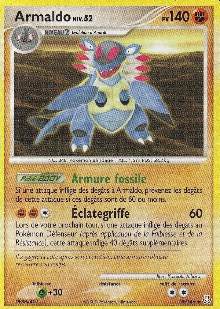 Armaldo - DP Éveil des Légendes - 018 - Rare