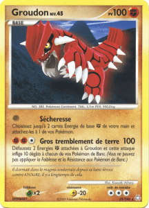 Groudon - DP Éveil des Légendes - 029 - Rare
