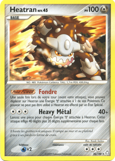 Heatran - DP Éveil des Légendes - 030 - Rare