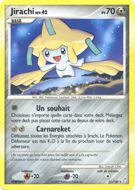Jirachi - DP Éveil des Légendes - 031 - Rare