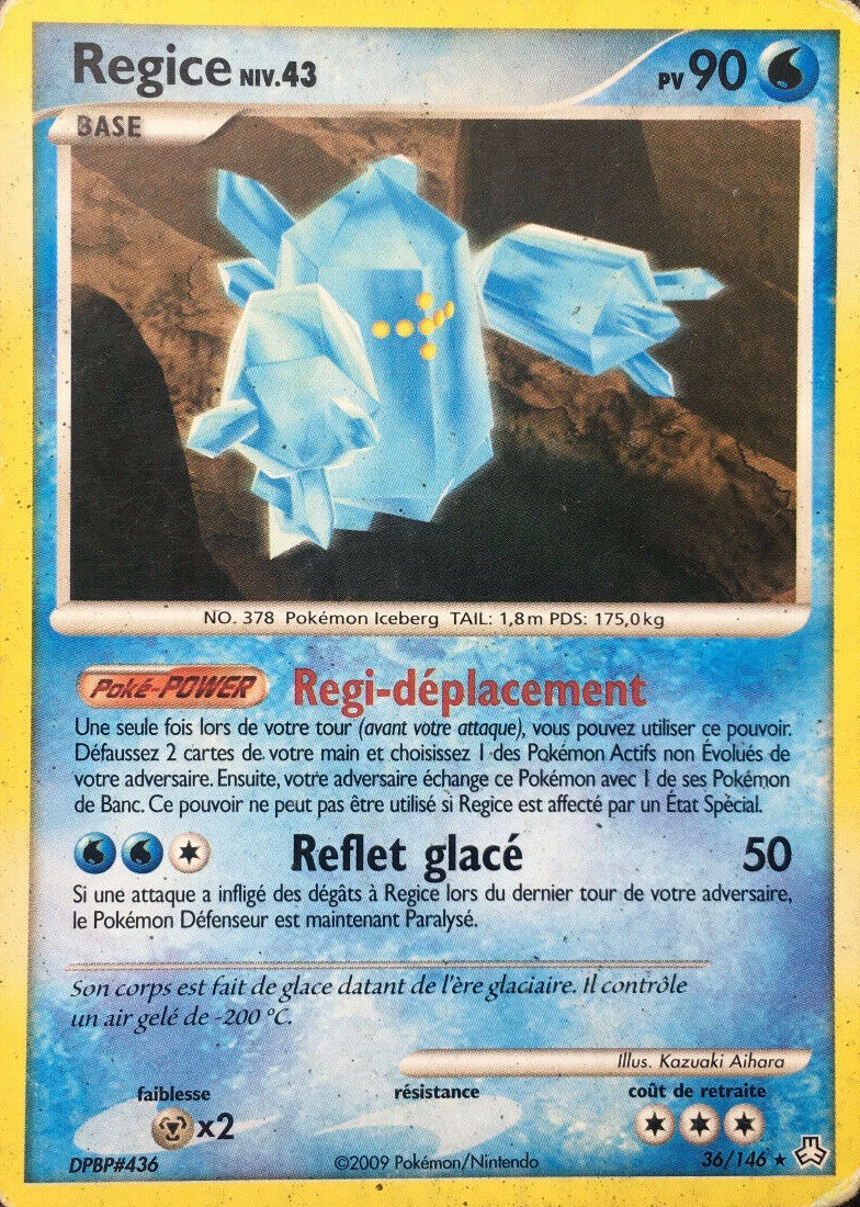 Regice - DP Éveil des Légendes - 036 - Rare