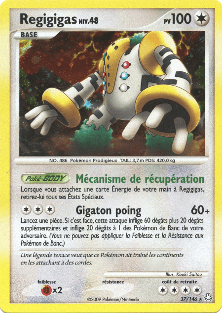 Regigigas - DP Éveil des Légendes - 037 - Rare