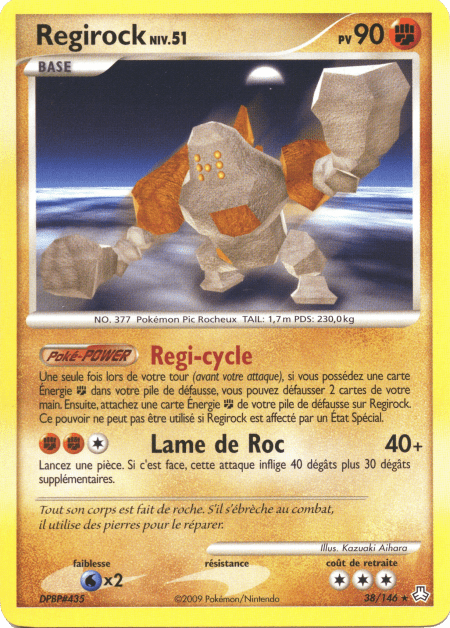 Regirock - DP Éveil des Légendes - 038 - Rare