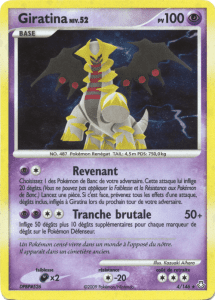 Giratina - DP Éveil des Légendes - 004 - Holographique rare