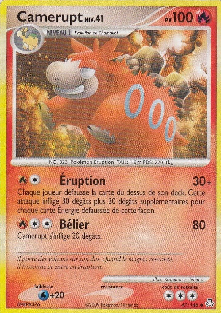 Camerupt - DP Éveil des Légendes - 047 - Peu commune