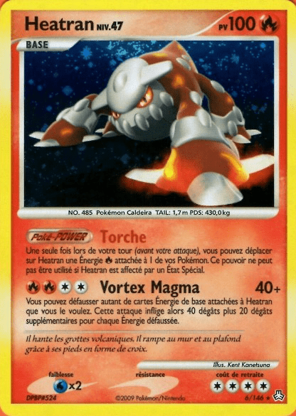 Heatran - DP Éveil des Légendes - 006 - Holographique rare