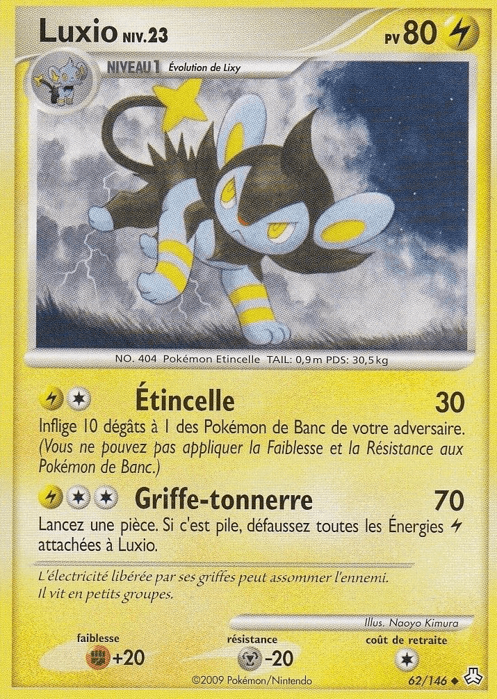 Luxio - DP Éveil des Légendes - 062 - Peu commune