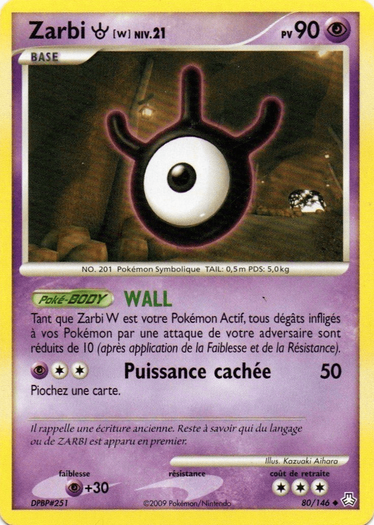 Zarbi W - DP Éveil des Légendes - 080 - Peu commune