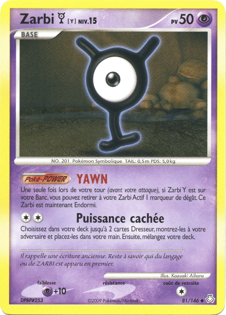 Zarbi Y - DP Éveil des Légendes - 081 - Peu commune