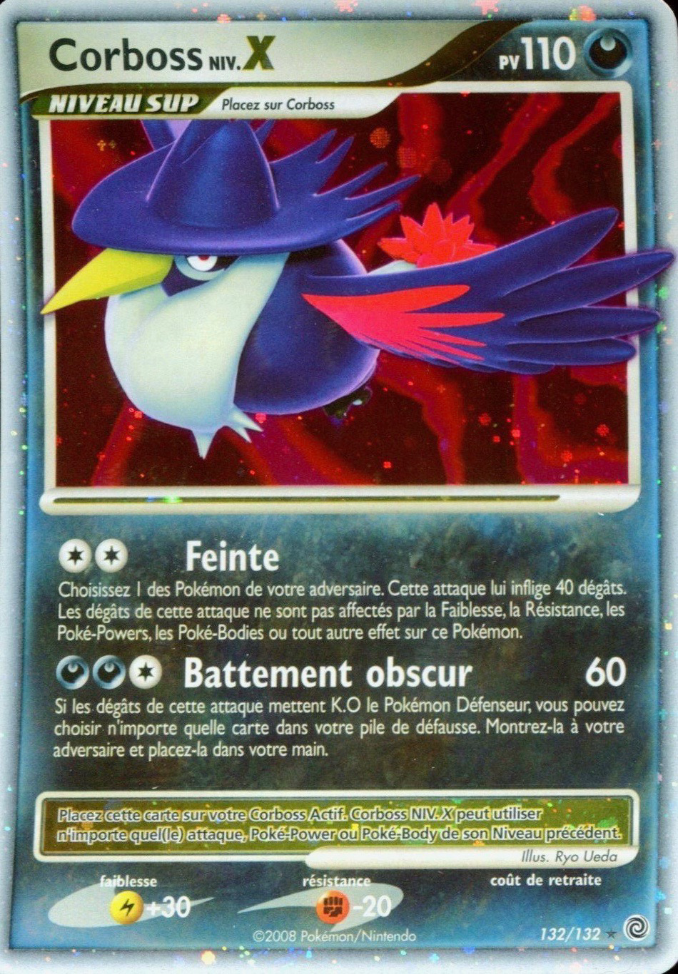 Corboss NIV.X - DP Merveilles Secrètes - 132 - Holographique rare NIV.X