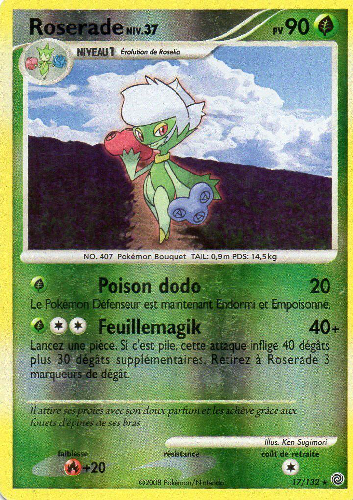 Roserade - DP Merveilles Secrètes - 017 - Holographique rare