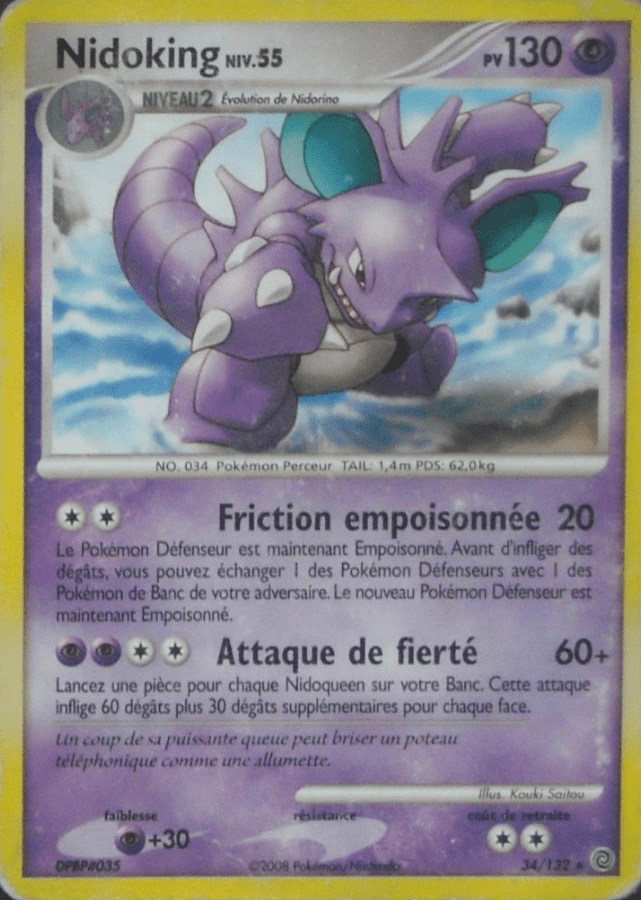 Nidoking - DP Merveilles Secrètes - 034 - Rare