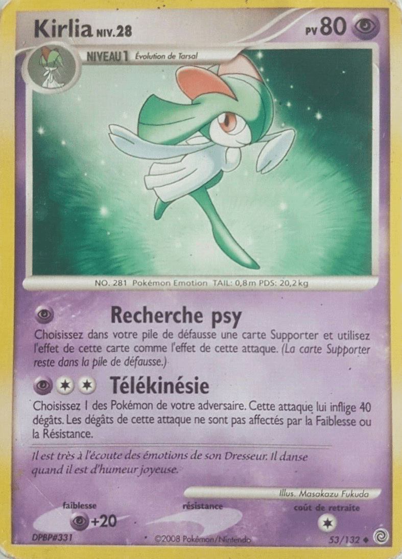 Kirlia - DP Merveilles Secrètes - 053 - Peu commune